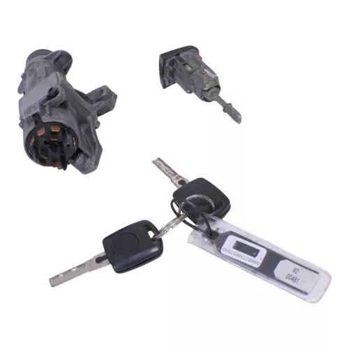 Skoda Octavia 1U Schloßsystem Türschloß 2x Schlüssel Schloß Zündschloß Tür (149780)