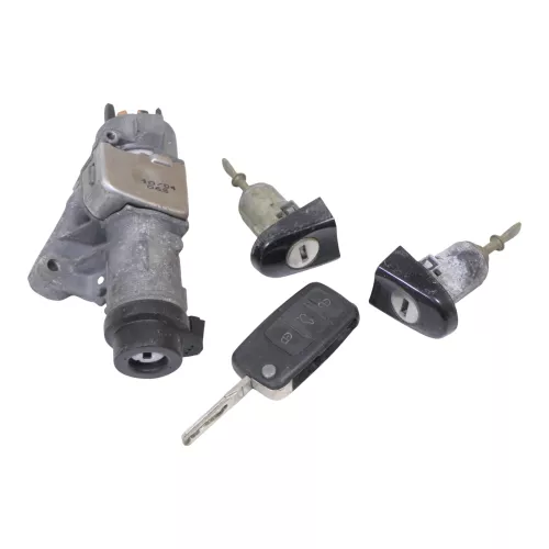 VW Beetle 9C Zündschloß Schloß Zündung 1x Schlüssel + 2x Türschloß links Funk