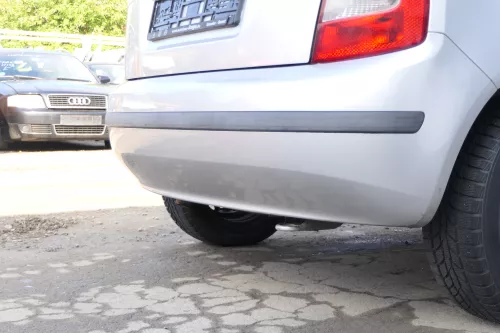 Skoda Fabia 6Y Schrägheck Stoßstange hinten Heckstoßstange silber grau LF7T (171571)