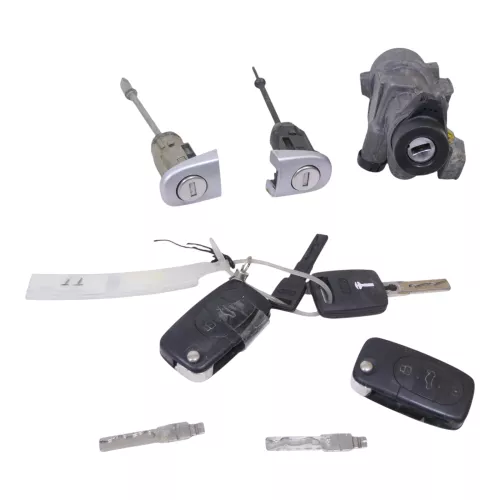 Audi TT 8N Schloßsystem 2x Türschloß mit 3x Schlüssel Schloß Zündschloß