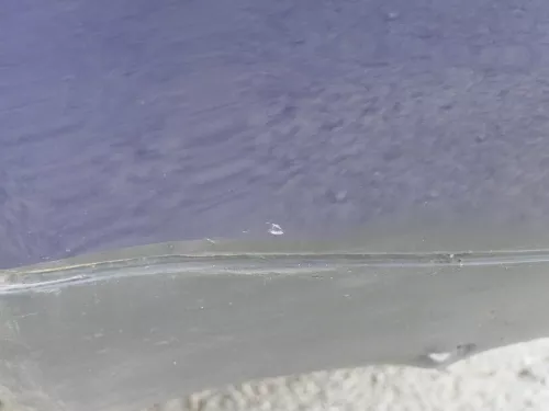 VW Golf 4 Stoßstange vorne Frontstoßstange Stoßfänger blau LB5N SWR -ohne Kappen (185726)