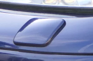 1x Golf 4 1J Kappe Scheinwerferreininungsanlage SWR Kappe blau LB5N links