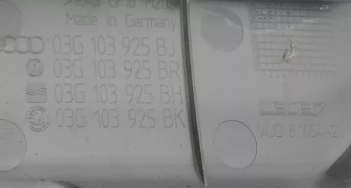Skoda Octavia Abdeckung Motor Motorabdeckung 1,9 TDI BKC BXE BJB 03G103925BK (141933)