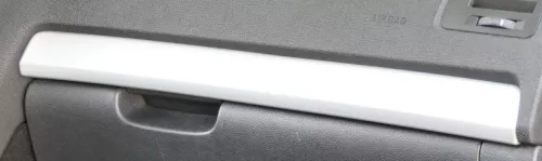 Octavia 1Z vorne Dekor Leisten alu silber Abdeckung Leiste Alu glanzgedreht