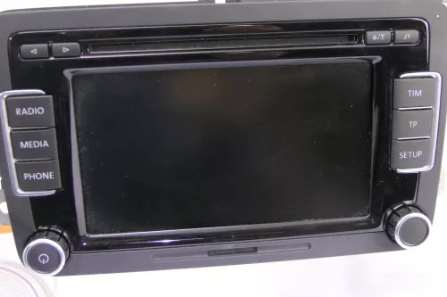 VW Passat 3C Golf 5 Touran Radio CD RCD510 3C8035195F mit Code - SD Karte (112301)