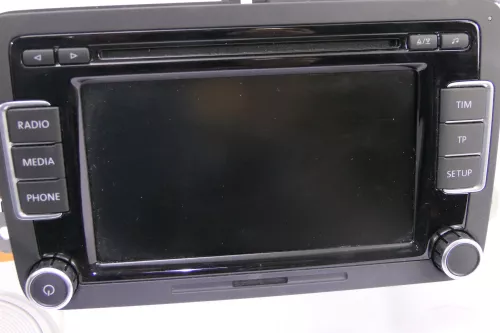 VW Passat 3C Golf 5 Touran Radio CD RCD510 3C8035195F mit Code - SD Karte (112301)