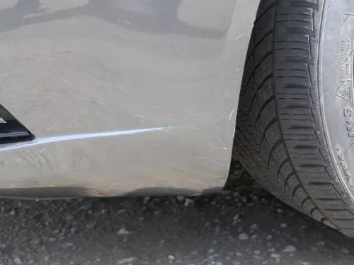 A6 4F Frontstoßstange Stoßstange vorn Stoßfänger grau LZ7S mit Grill - S-line (185852)