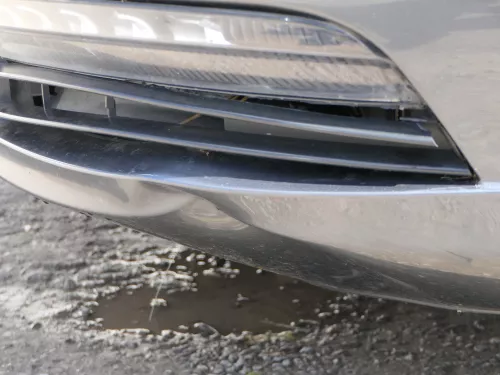 A6 4F Frontstoßstange Stoßstange vorn Stoßfänger grau LZ7S mit Grill - S-line (185852)