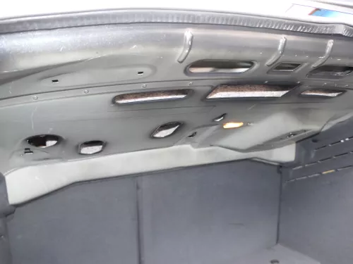 A6 4F C6 Sitz Rückbank Rücksitzbank hinten 3-Punkt-Gurt schwarz Leder Perlna kla (185882)