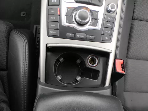 A6 4F Aschenbecher vorn Mitteltunnel Tunnel Becherhalter Verkleidung silber flex (185910)