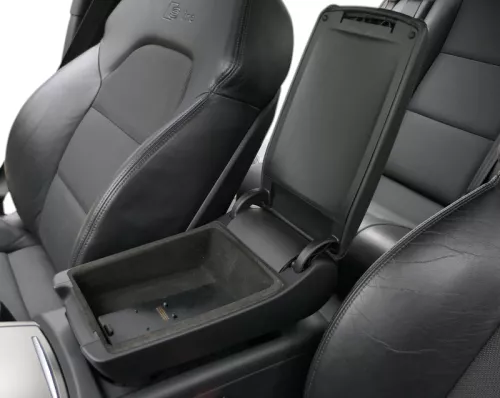 Audi A6 4F C6 Mittelarmlehne Armlehne original soul schwarz Leder S-line (185913)