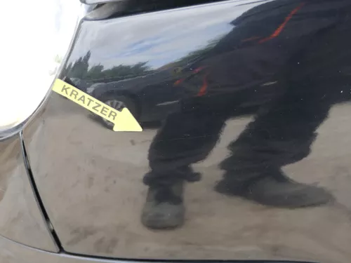 VW Lupo 6X Kotflügel vorne links schwarz L041 (185989)