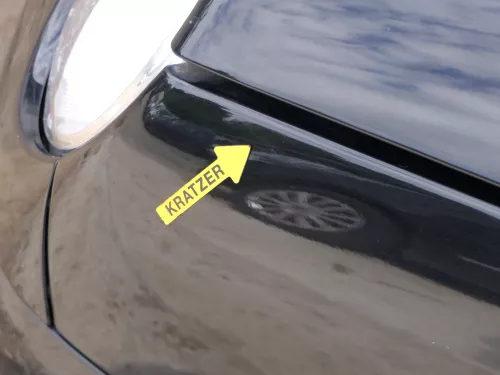 VW Lupo 6X Kotflügel vorne links schwarz L041 (185989)