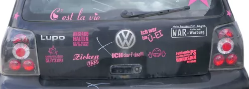 2x VW  Lupo Arosa Rückleuchten Heckleuchten Sport Tuning   E4