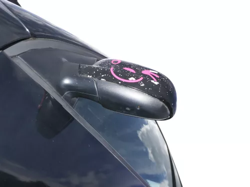 VW Lupo Arosa manueller Spiegel Außenspiegel links manuell schwarz L041 (185991)