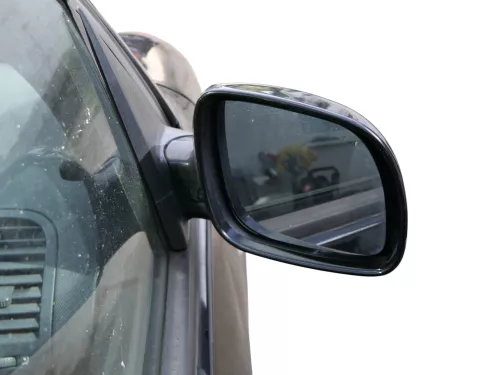 VW Lupo Arosa mechanischer manueller Außenspiegel rechts schwarz L041 (185992)