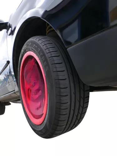 4x VW Polo Passat Reifen 195/50 R15 82V Sommerreifen 4x ca. 6-7 mm NUR REIFEN (186000)