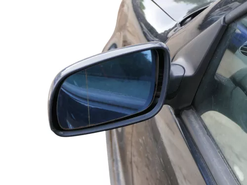 VW Golf 4 Bora elektrischer Spiegel vorne links Außenspiegel schwarz L041 & Glas (186003)