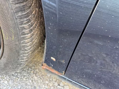 VW Golf Kombi Variant 5 V 1K Jetta Kotflügel vorne links blau grau LC5F (186017)