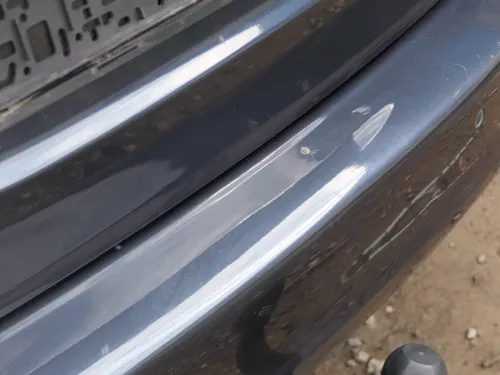 VW Golf 5 + 6 Kombi Avant Stoßstange hinten Heckstoßstange grau LC5F Spoiler PDC (186024)