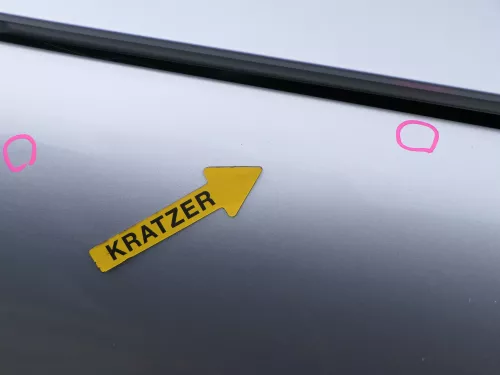 VW Golf Kombi Variant 5 V 1K Jetta Kotflügel vorne links silber grau LA7W (186067)