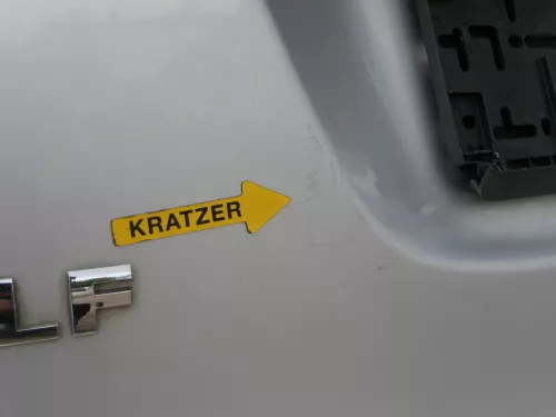 Golf 5 6 Kombi Variant AJ5 hinten Heckklappe mit Scheibe Deckel silvber LA7W (186072)