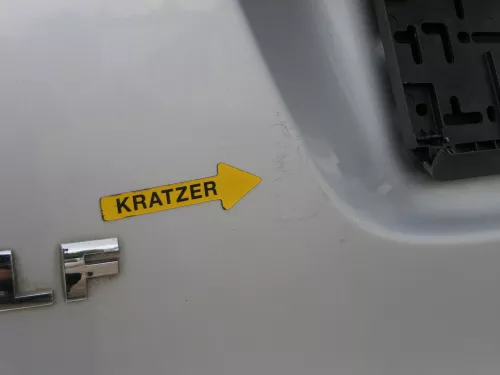 Golf 5 6 Kombi Variant AJ5 hinten Heckklappe mit Scheibe Deckel silvber LA7W (186072)