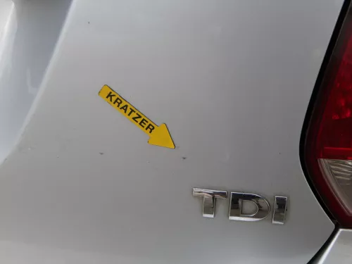 Golf 5 6 Kombi Variant AJ5 hinten Heckklappe mit Scheibe Deckel silvber LA7W (186072)