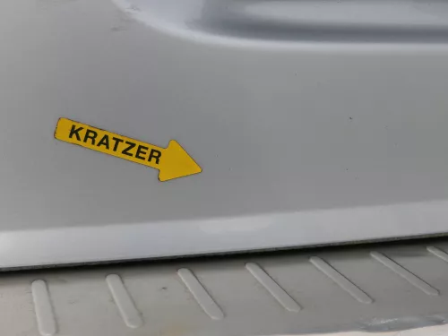 Golf 5 6 Kombi Variant AJ5 hinten Heckklappe mit Scheibe Deckel silvber LA7W (186072)