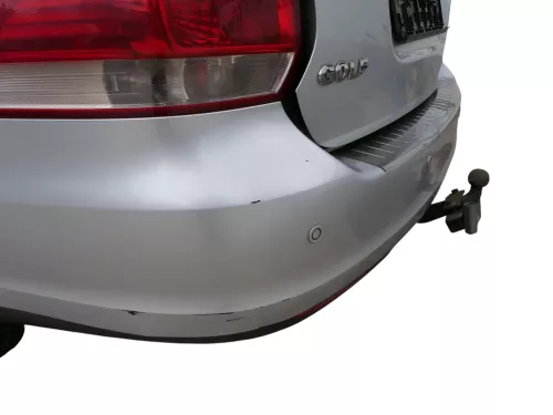 Golf 5 + 6 Kombi Avant Stoßstange hinten Heckstoßstange silber LA7W Spoiler PDC (186085)