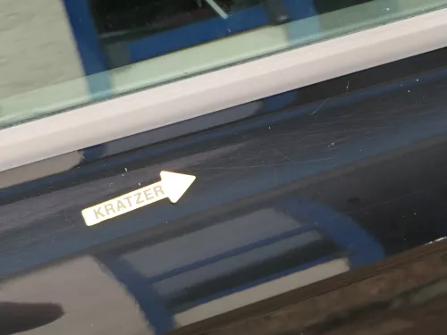 A4 B8 8K Kombi Avant Tür hinten rechts schwarz LY9B ohneAnbauteile (186161)