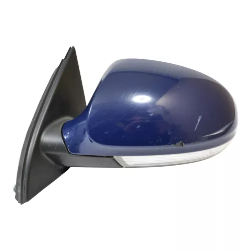 VW Passat 3C elektrischer Spiegel Außenspiegel links mit Glas Blinke blau LA5E (186191)