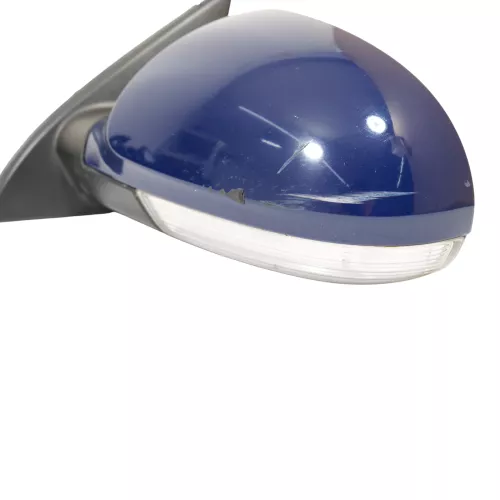 VW Passat 3C elektrischer Spiegel Außenspiegel links mit Glas Blinke blau LA5E (186191)