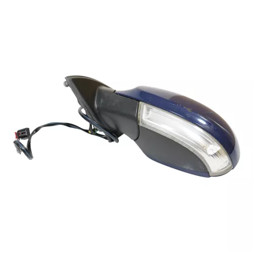 VW Passat 3C elektrischer Spiegel Außenspiegel links mit Glas Blinke blau LA5E (186191)