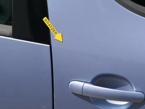 Skoda Roomster 5J Tür vorne rechts Beifahrertür - blau LF5Y (ohne Anbauteile) (186249)