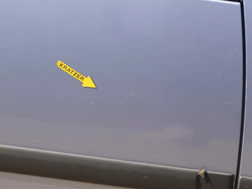 Skoda Roomster 5J Tür hinten rechts grau LF5Y (ohne Anbauteile - mit Scheibe) (186250)