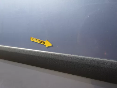 Skoda Roomster 5J Tür hinten rechts grau LF5Y (ohne Anbauteile - mit Scheibe) (186250)