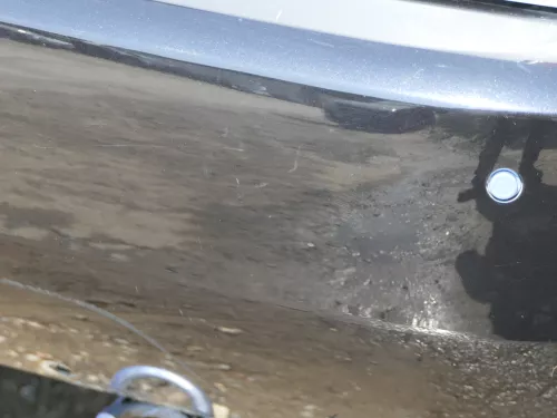 Roomster 5J Stoßstange hinten Heckstoßstange schwarz Einparkhilfe PDC (186253)