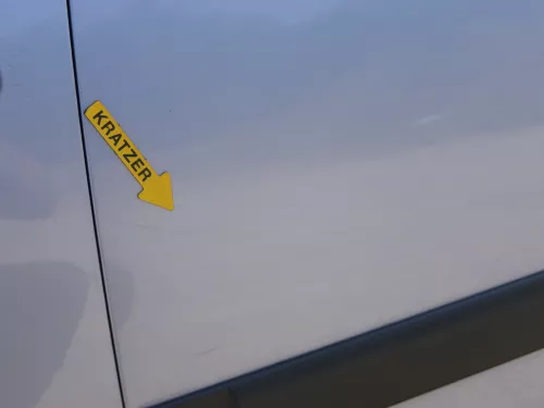 Skoda Roomster 5J Tür hinten links blau LF5Y (ohne Anbauteile - mit Scheibe) (186255)