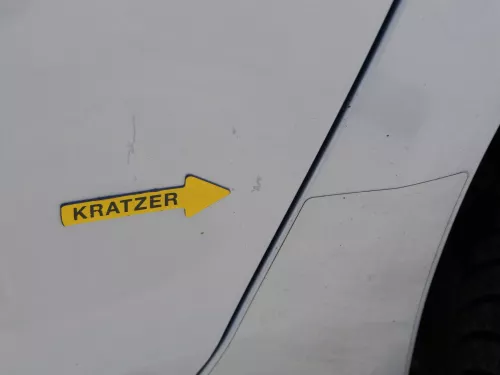 Skoda Roomster 5J Tür hinten links blau LF5Y (ohne Anbauteile - mit Scheibe) (186255)