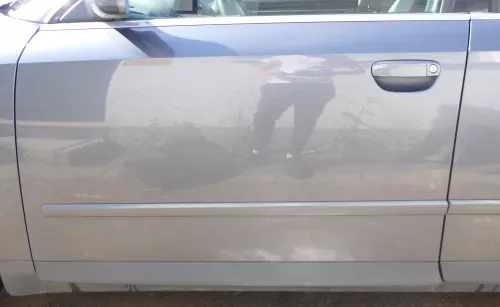 Audi A4 B6 8E nur Türblatt Tür vorne links Fahrertür grau LX7Z Kombi+Limo