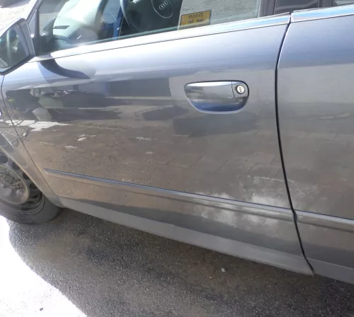 Audi A4 B6 8E nur Türblatt Tür vorne links Fahrertür grau LX7Z Kombi+Limo (177709)
