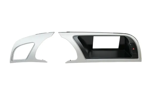 A5 8T Verkleidung um Tacho Abdeckung Dekor grau flex-metallic Rahmen + Rechts