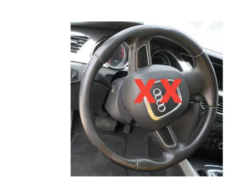 A3 8P A5 8T Lenkrad 3-Speichen 8R0419091E schwarz Lederlenkrad - Bilder