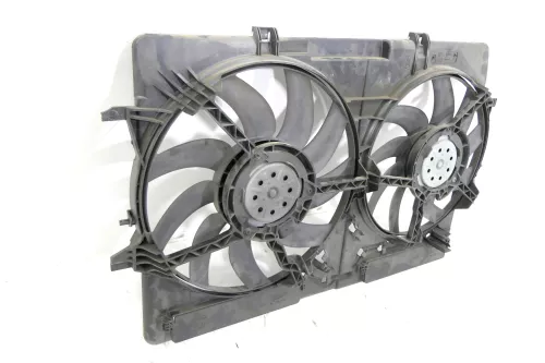 Audi A4 8K Lüfterzarge Lüfter Kühlerlüfter Klimaanlage 8K0121003M Doppellüfter (130463)