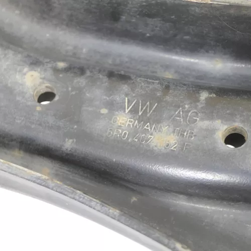 VW Polo 6R Querlenker vorne rechts Blech 6R0407152F ## (186262)