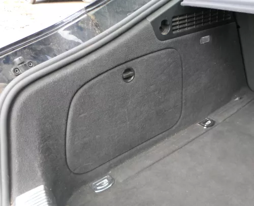A5 Sportback 4/5-Tür Abdeckung Verkleidung Kofferraum hinten links Seite schwarz