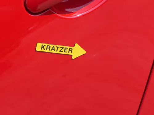 Skoda Fabia 5J Limousine Tür hinten links rot LF3K - ohne Anbauteile (186438)