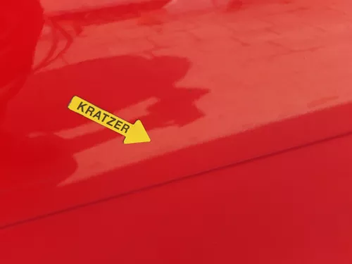 Fabia 5J Limousine Tür vorne rechts Beifahrertür rot LF3K - ohne Anbauteile (186440)