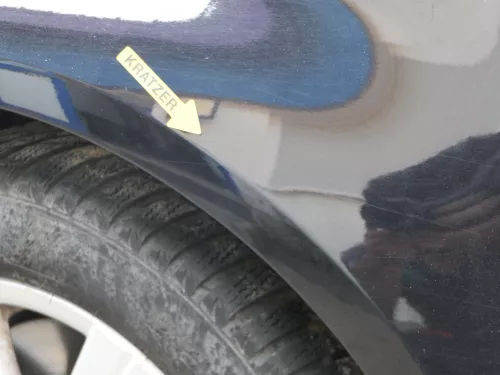 VW Passat 3C Kotflügel vorne rechts schwarz LC9X 3C0821022 (186472)